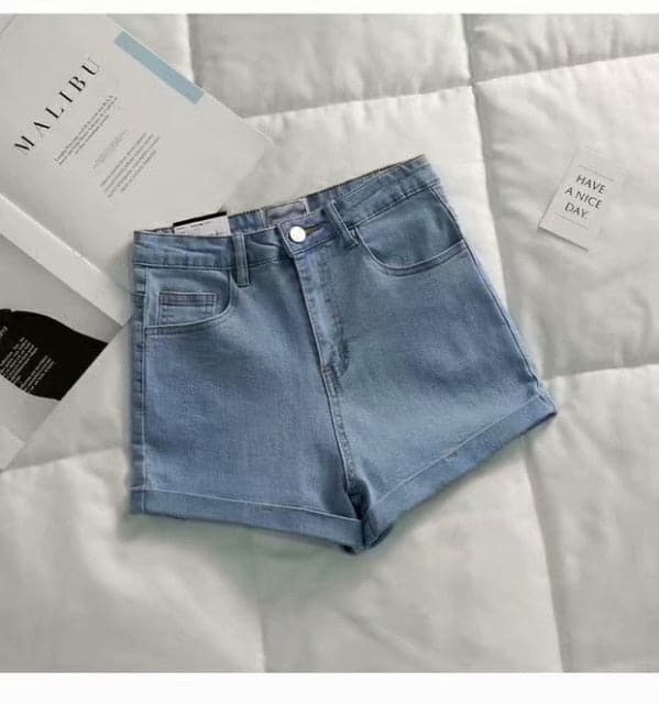 High Waist Fashion Casual Denim Shorts