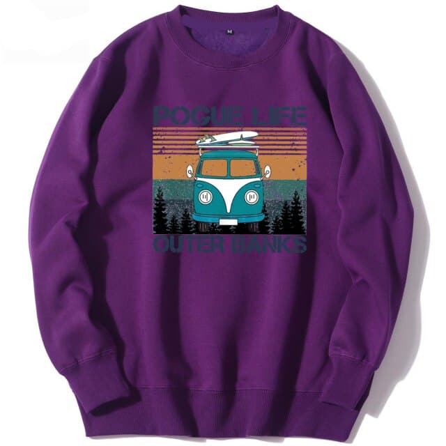 Pogue Life Pattern Vintage Carolina Retro Hoodies