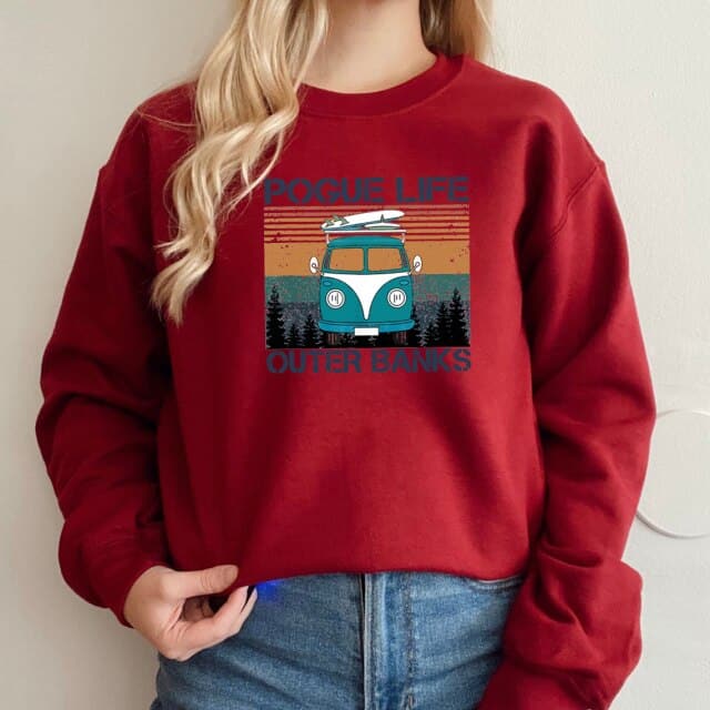 Pogue Life Pattern Vintage Carolina Retro Hoodies