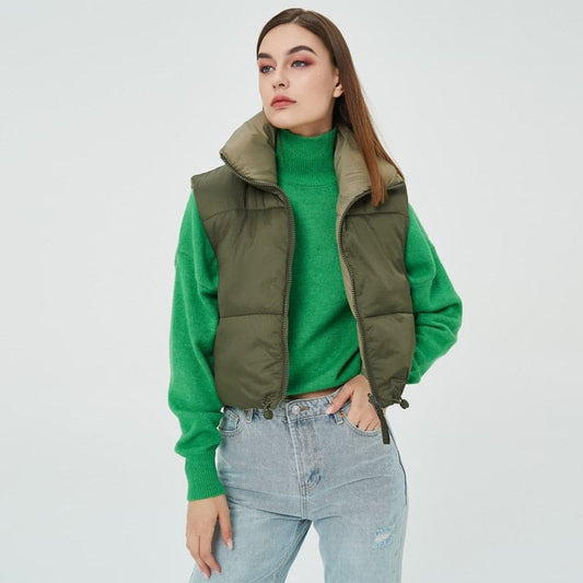 Cardigan Waistcoat Thick Sleeveless Coat