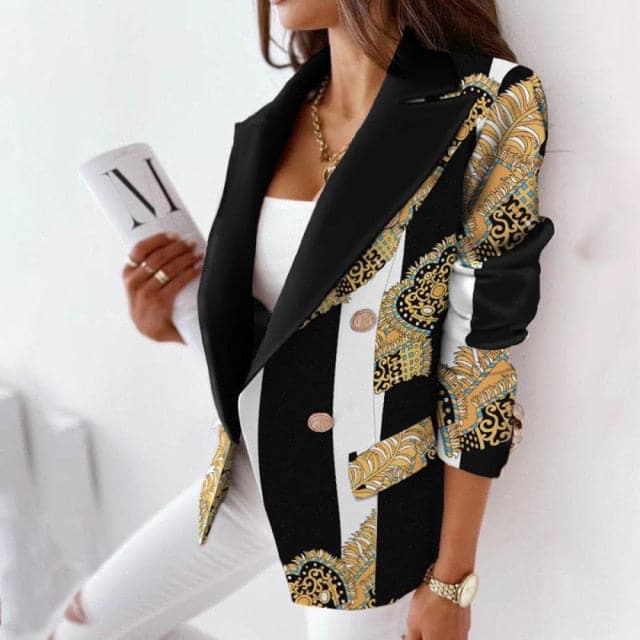Womens Long Sleeve Casual Slim Thin Blazers