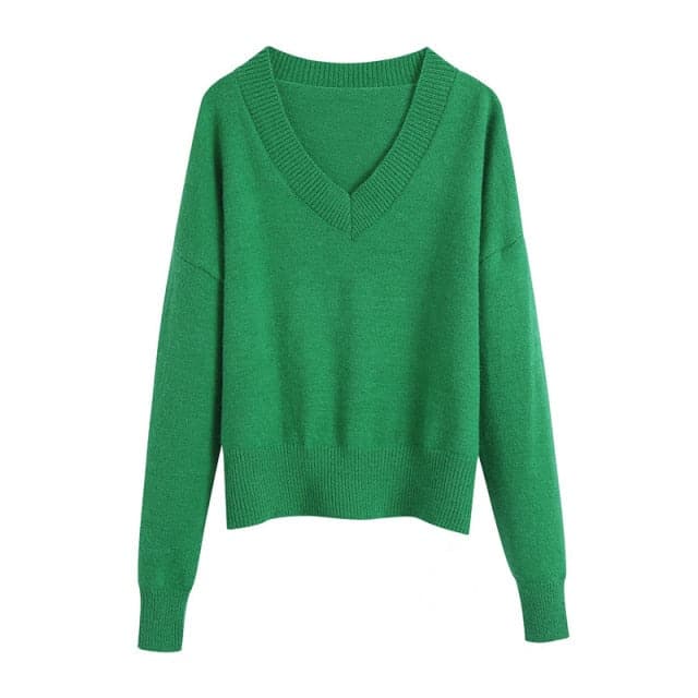 Loose Elegant Long Sleeve Soft Sweaters