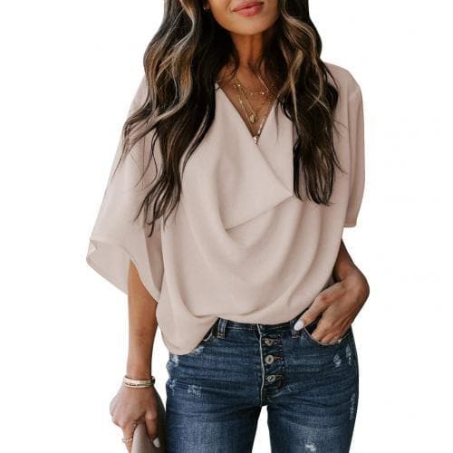 Fashion V Neck T-shirter