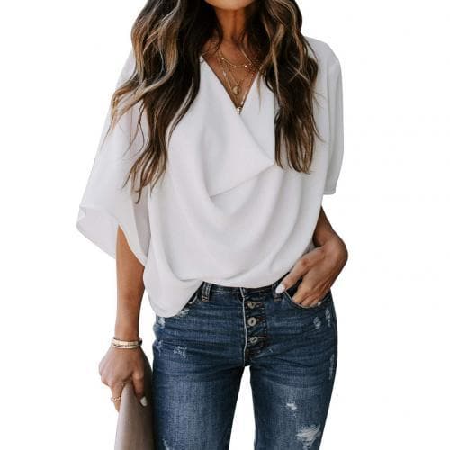 Fashion V Neck T-shirter
