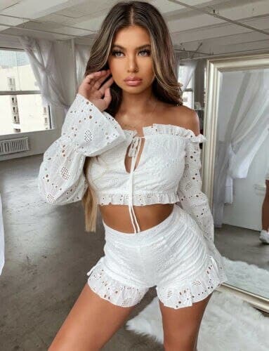 Womens Long Sleeve  V Neck T-Shirt