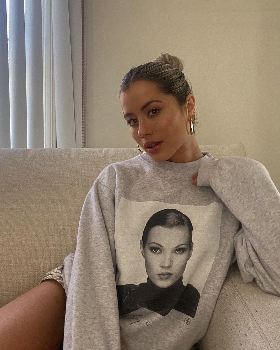 Portrait Graphic Cotton Hoodies