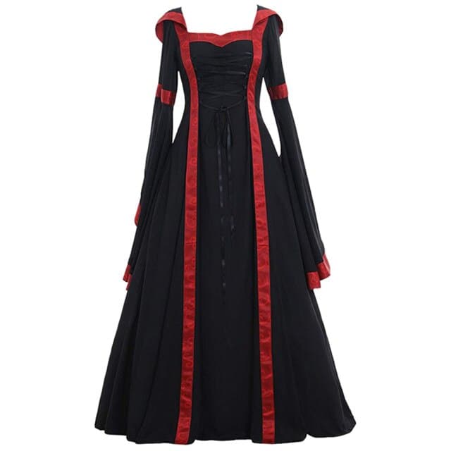 Vintage Gothic Renaissance Cosplay Party Long Gown Dress