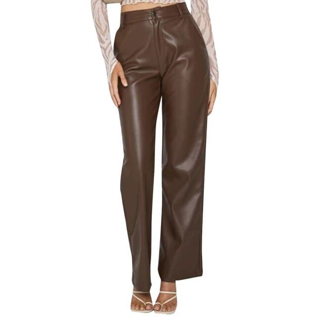 Fashion Pu Faux Leather Pants Leggings