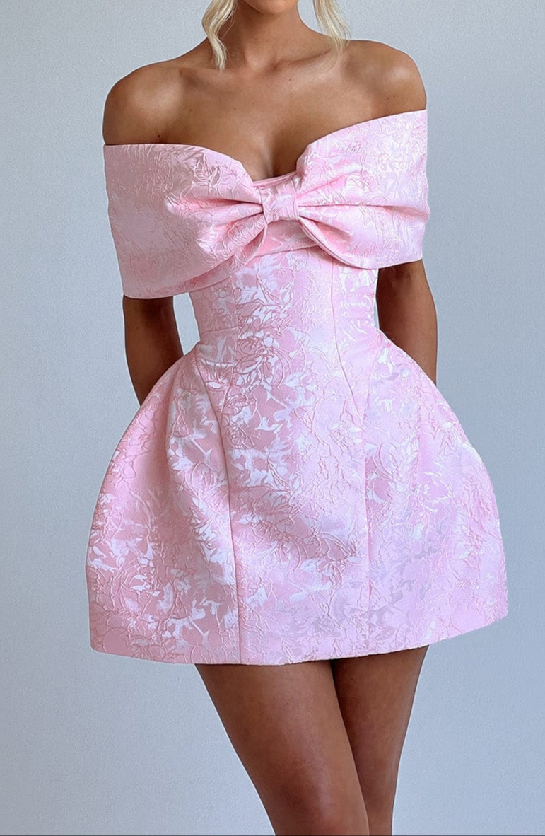 Alba Mini Dress - Blush