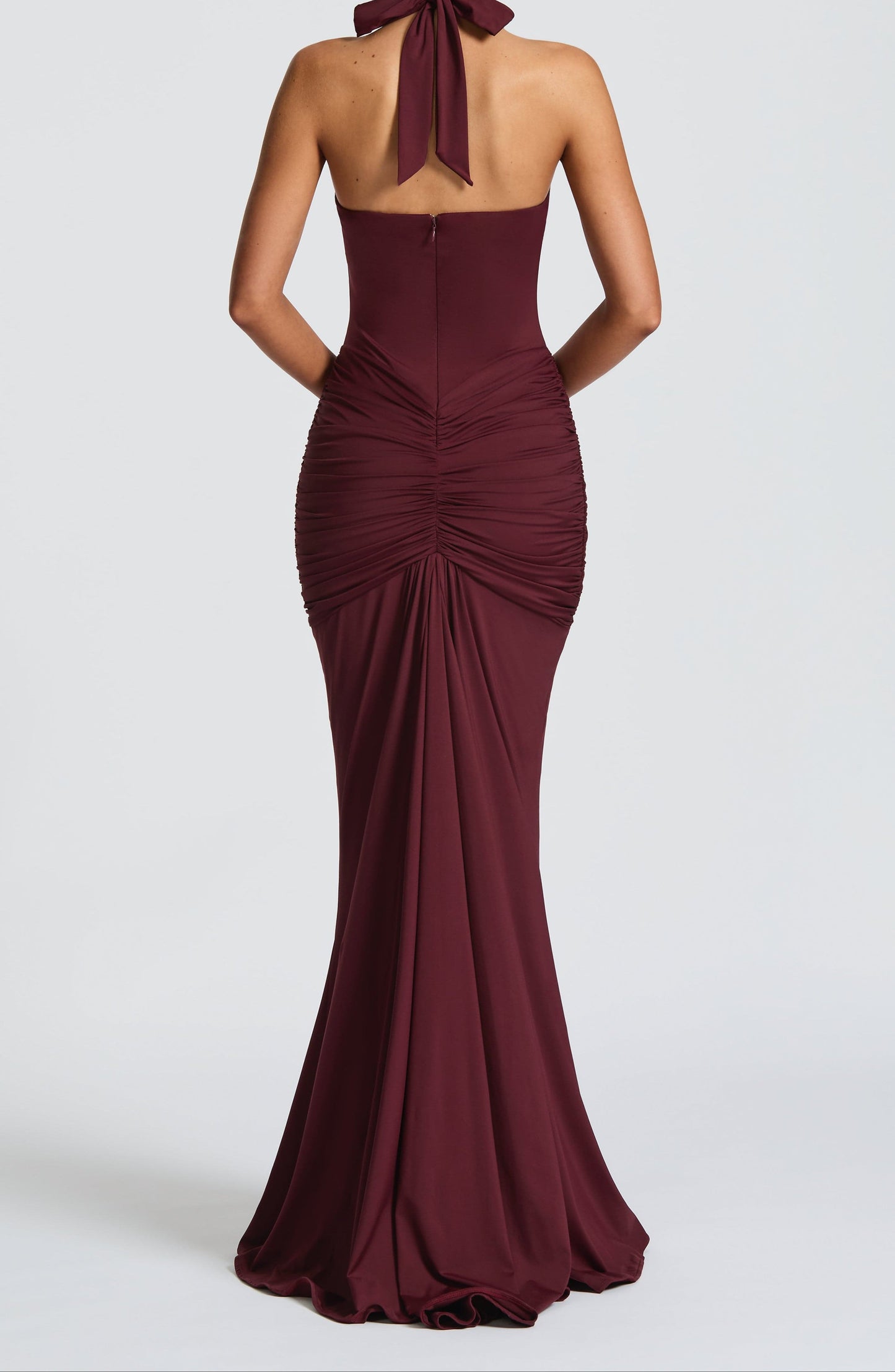 Elvera Maxi Dress - Cherry Lacquer