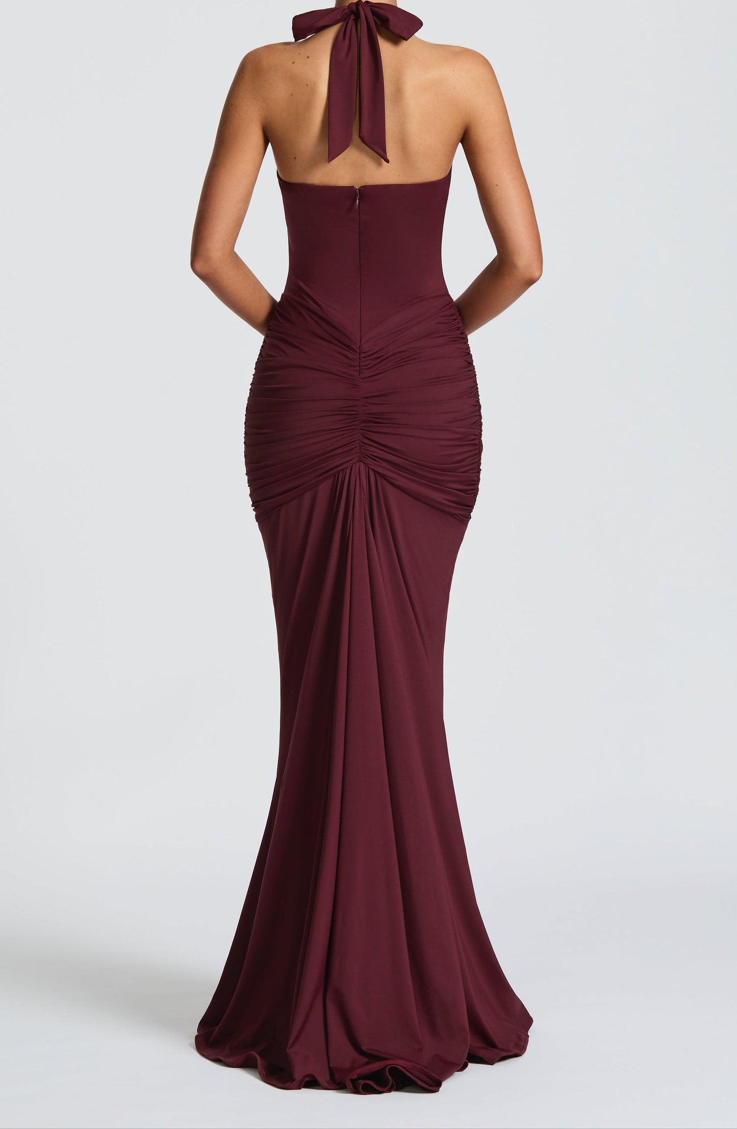Graziana Maxi Dress - Cherry Lacquer