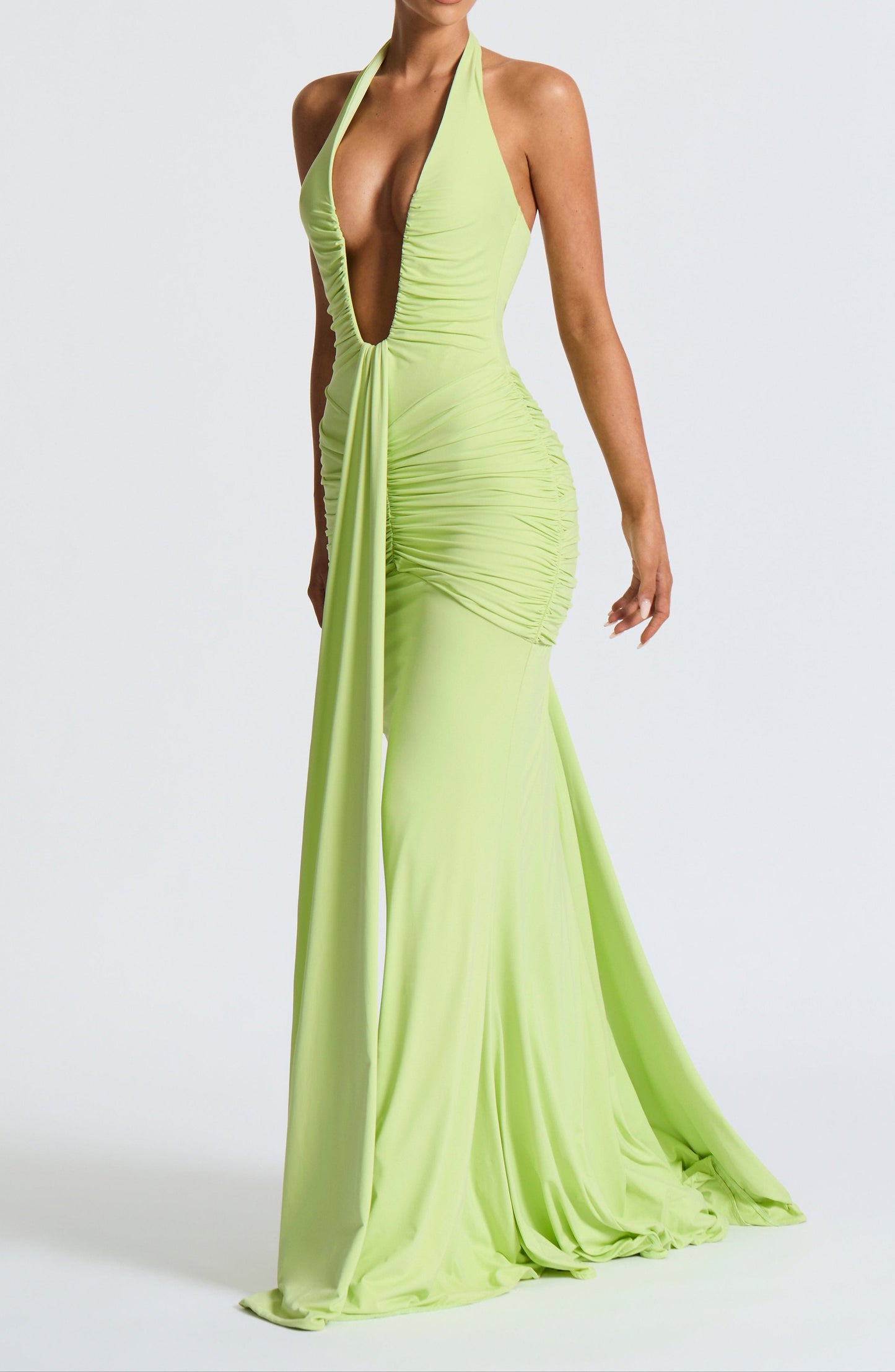Edda Maxi Dress - Lime