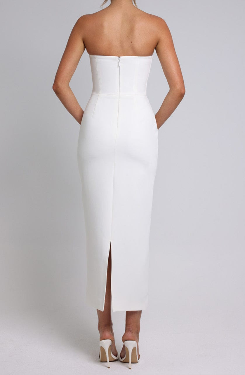 Vanessa Midaxi Dress-Ivory