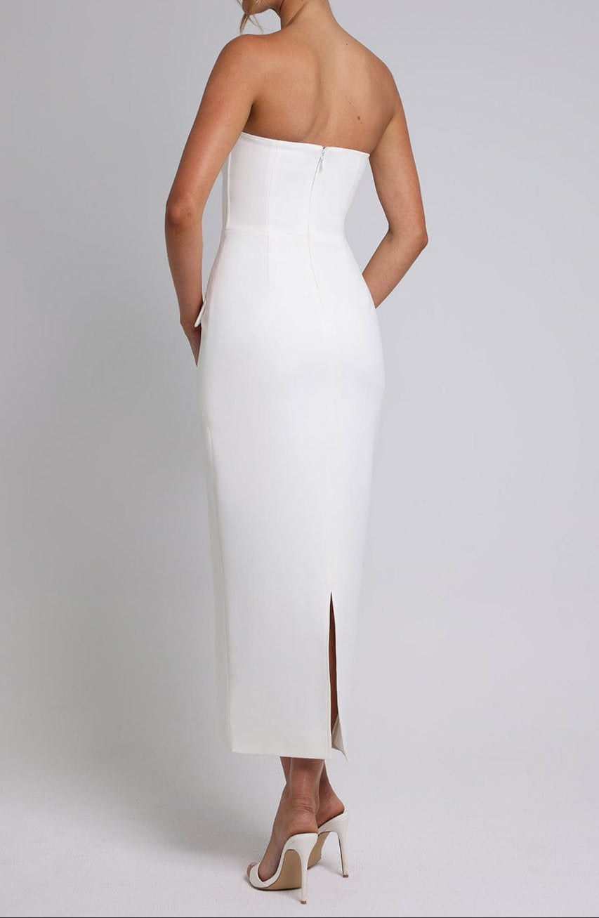 Vanessa Midaxi Dress-Ivory