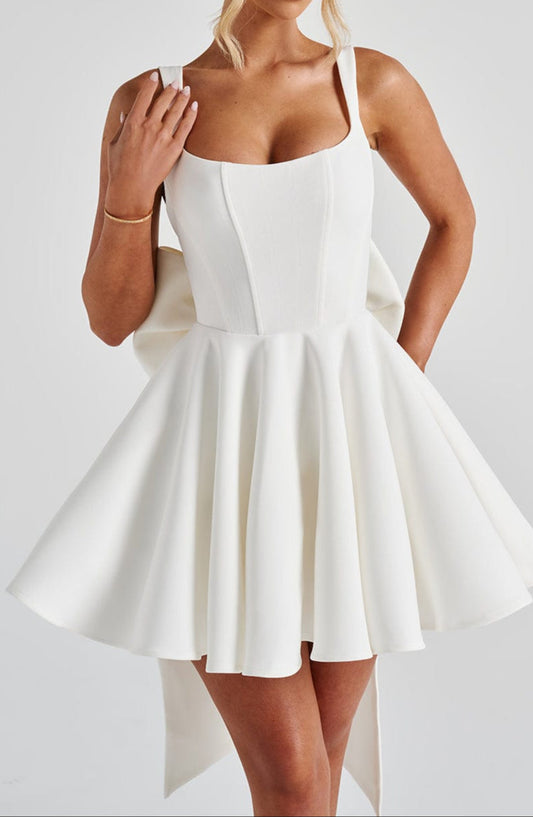 Aina Mini Dress - Ivory