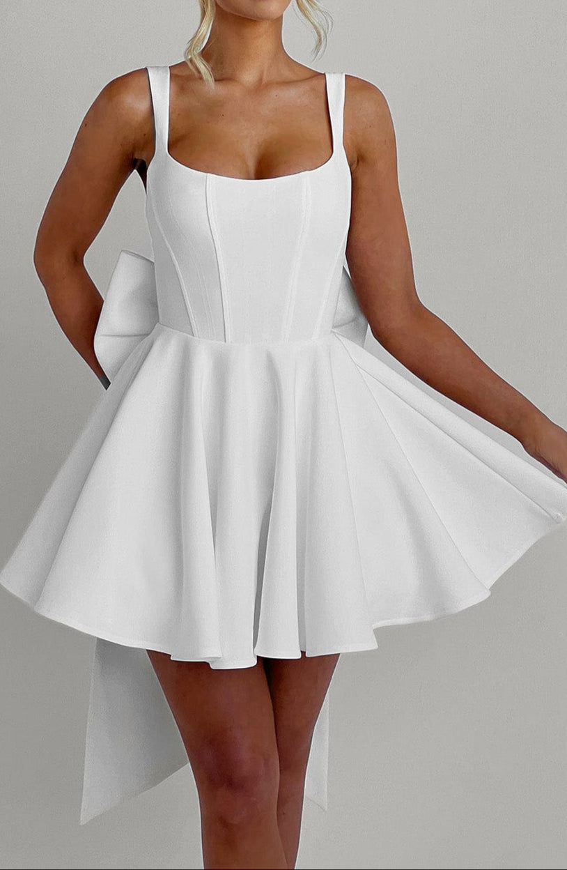 Aina Mini Dress - Ivory