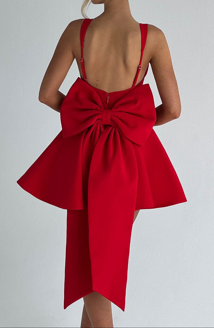 Edvige Mini Dress - Red