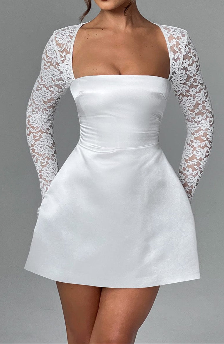 Clara Mini Dress - Ivory