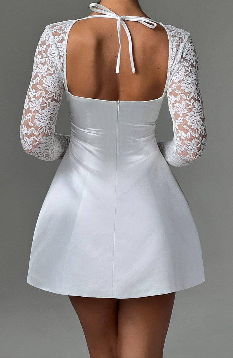 Clara Mini Dress - Ivory