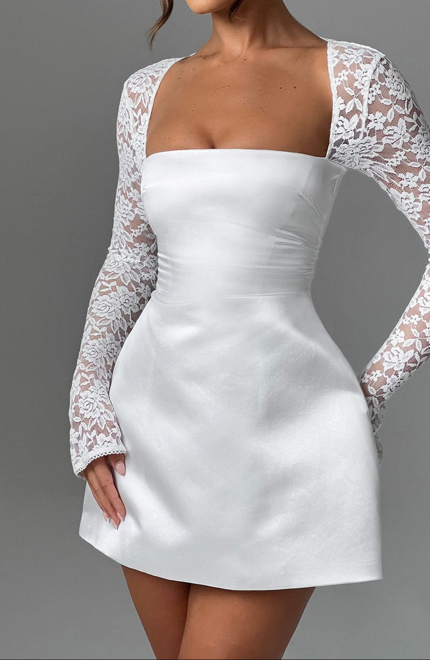 Clara Mini Dress - Ivory