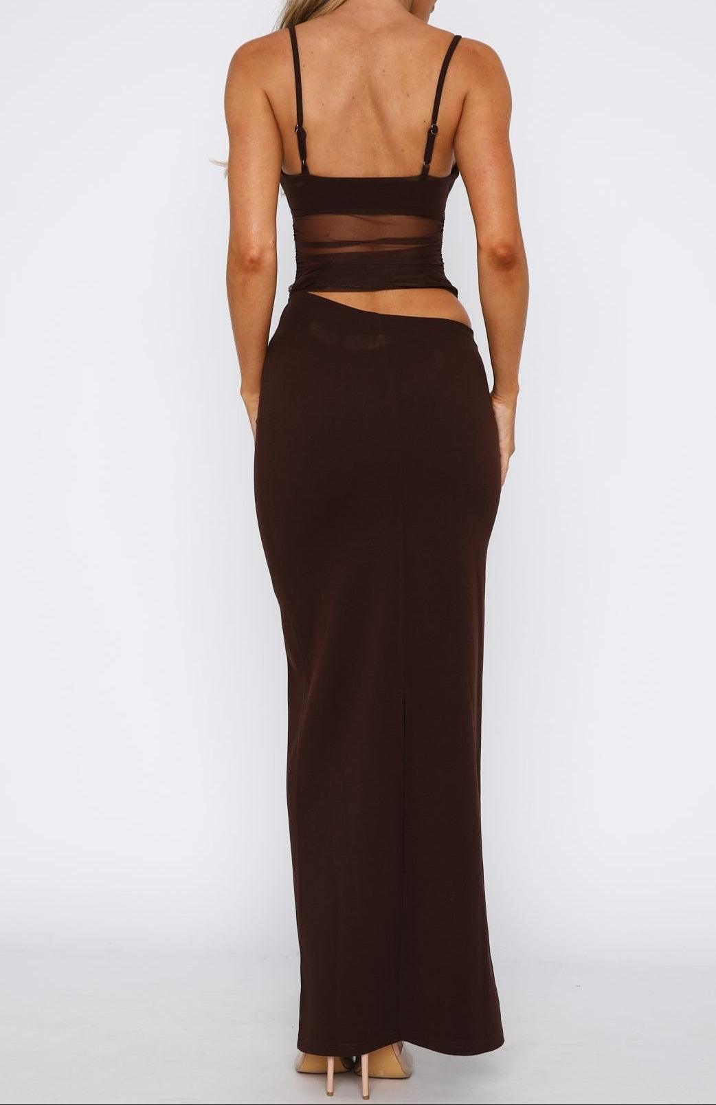 Guadalupe Maxi Dress Chocolate