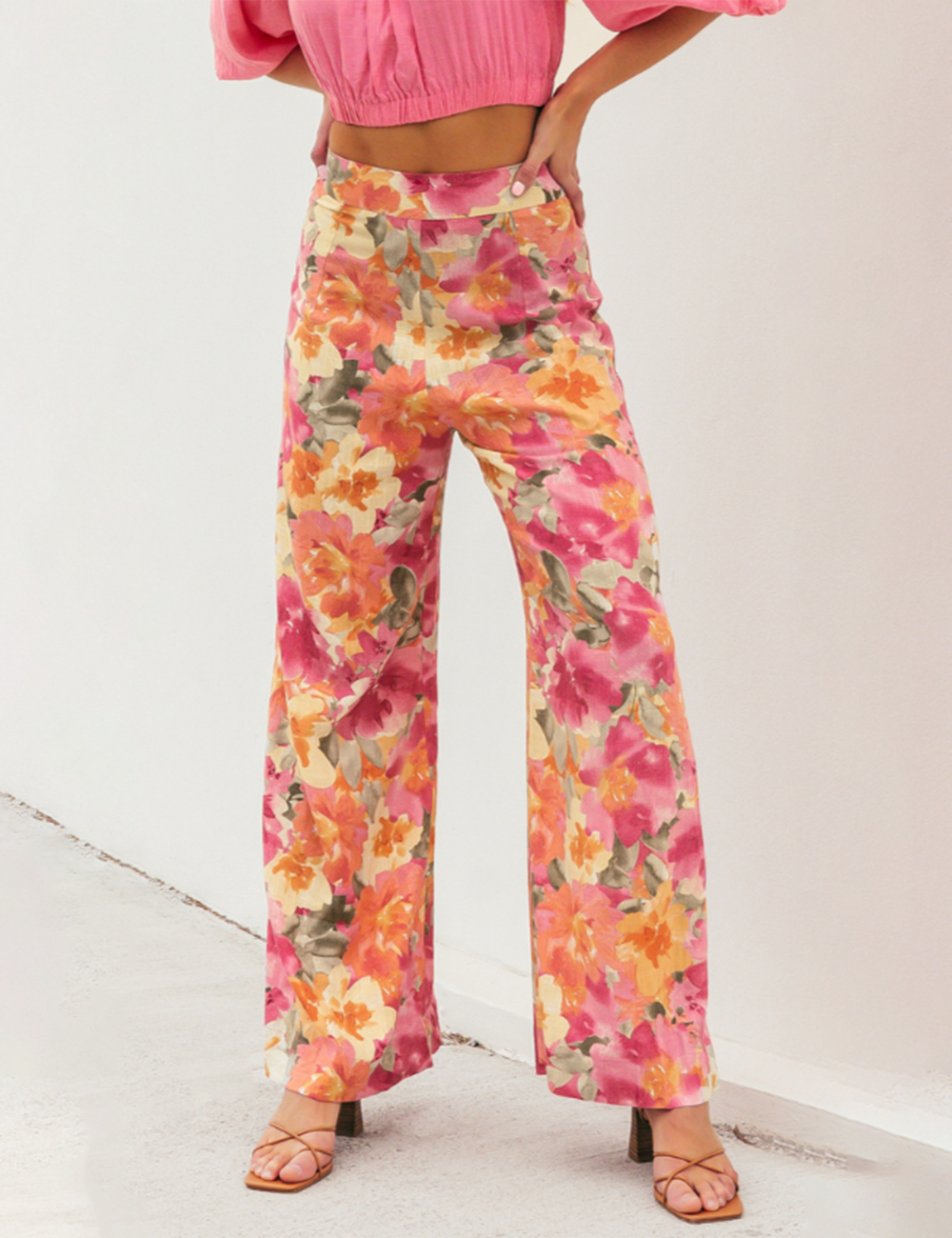 Tillie Wide Leg Pants ââ‚?Alannah Print