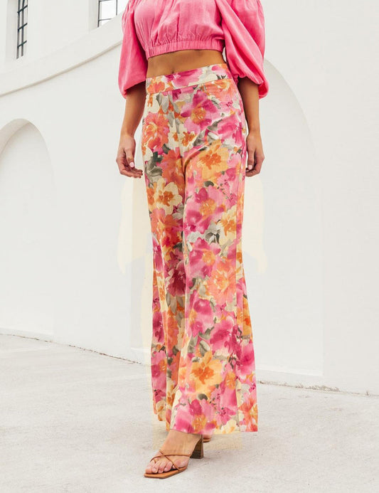 Tillie Wide Leg Pants ââ‚?Alannah Print