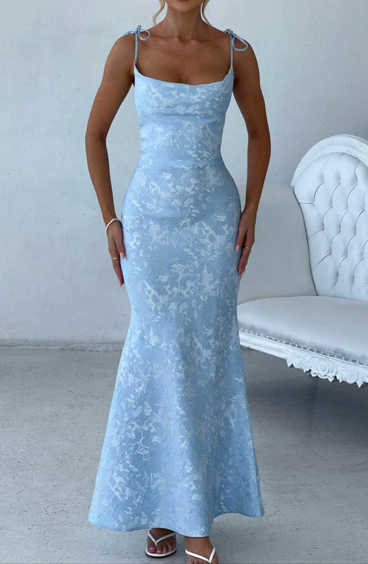 Giuditta Maxi Dress - Blue