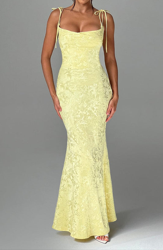 Gabriella Maxi Dress - Lemon