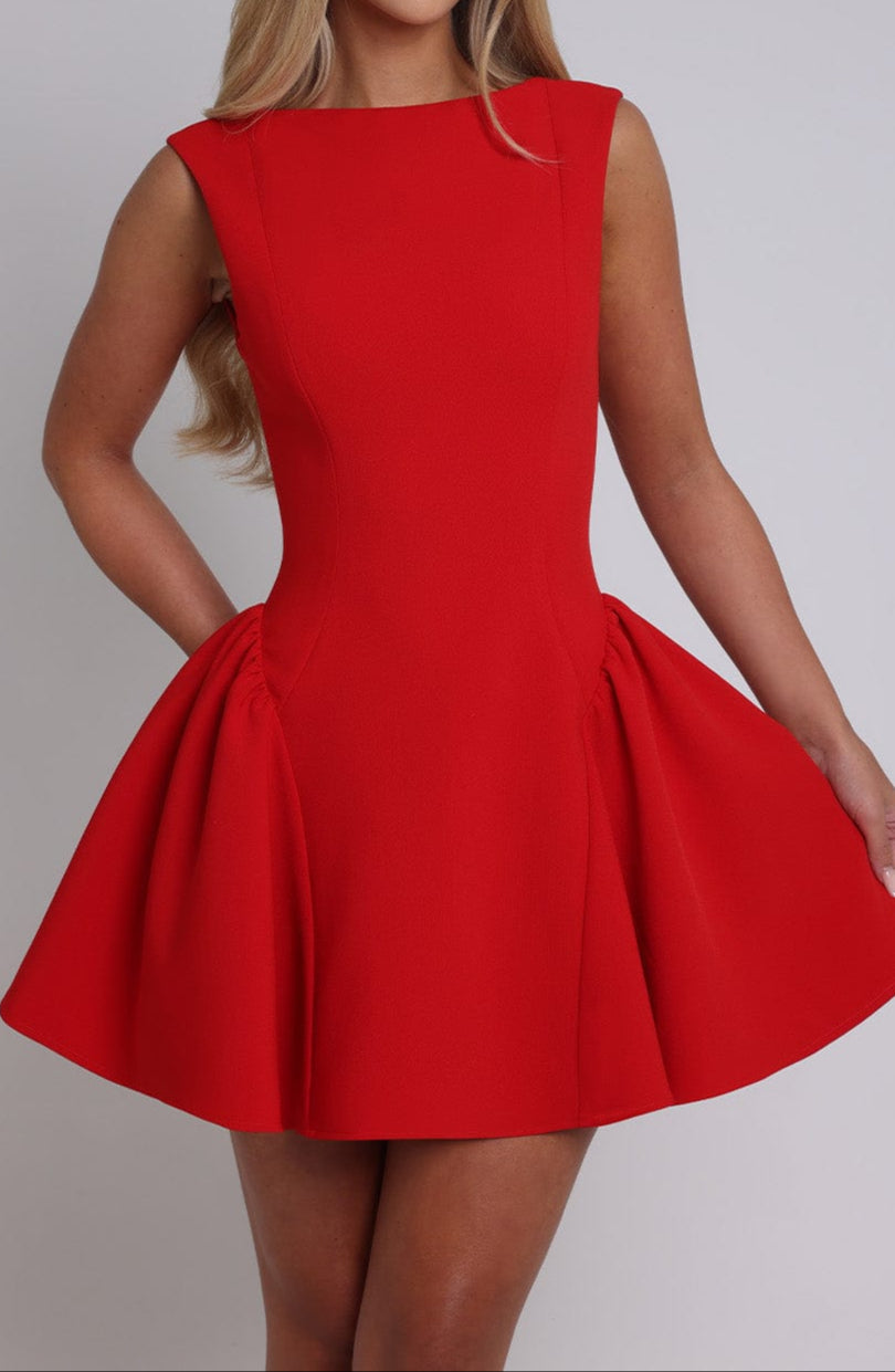 Salome Mini Dress - Red