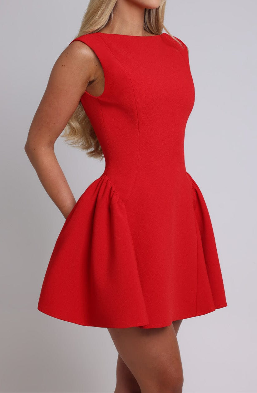 Blanca Mini Dress - Red