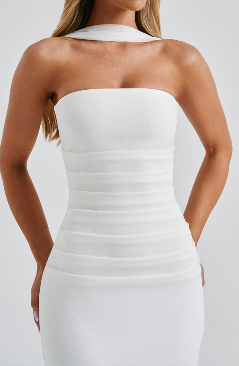 Constanza Maxi Dress-Ivory